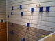 Painéis do PVC Slatwall da certificação do GV para a exposição/prateleiras, fáceis de limpar